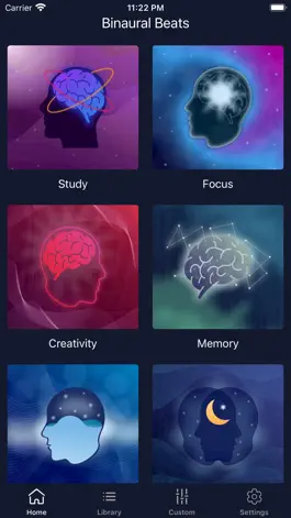 Game screenshot Binaural Beats - study music mod apk