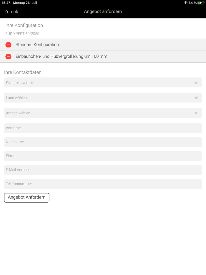 Bending Configurator