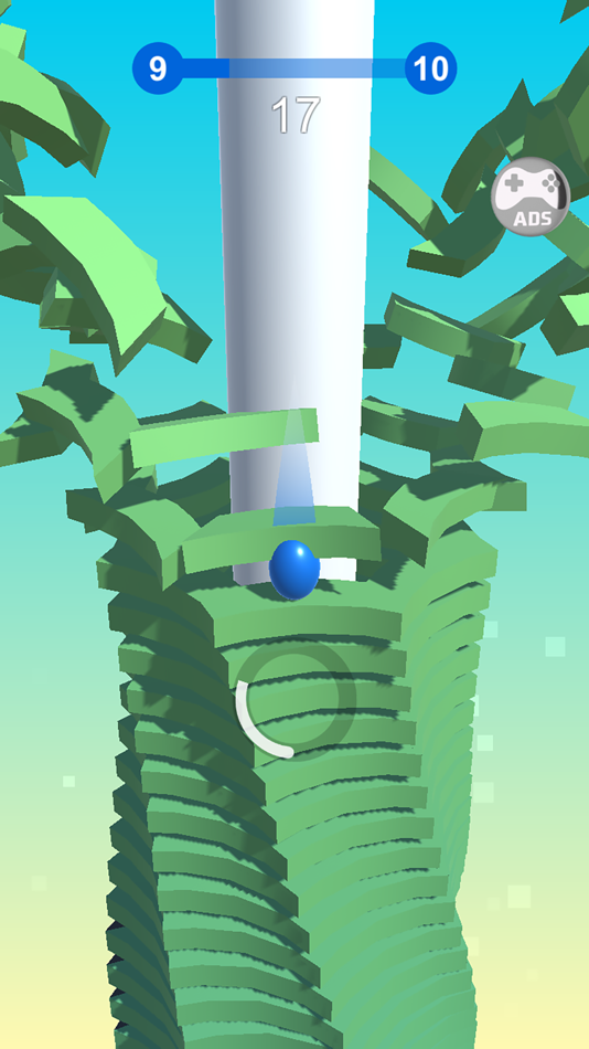 #5. Crazy Blast - Jump on helix (iOS) Podle: Dang Hoa