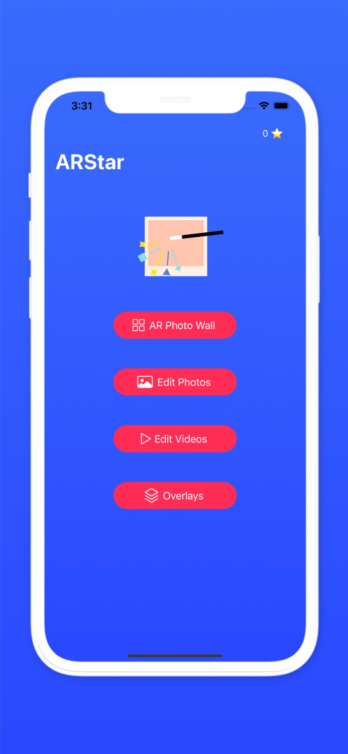 ARStar for social media posts