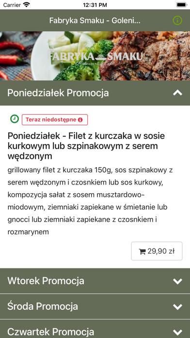 Fabryka Smaku - Goleniow Screenshot