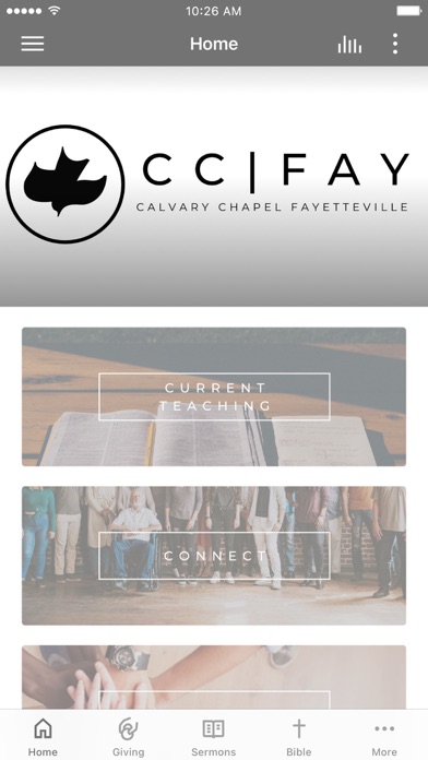 Calvary Chapel Fayetteville Screenshot
