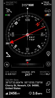 digital compass gps u15 iphone screenshot 3