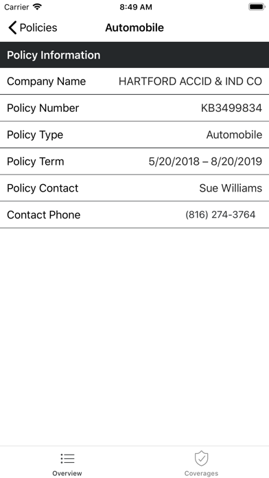 Guaranteed Rate Insurance Screenshot