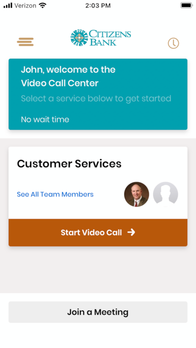 Citizens Bank LC Video Banking Screenshot