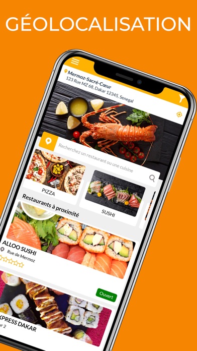Dakar Food Delivery Screenshot