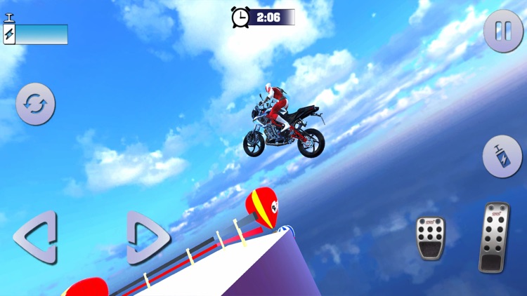 Superhero Bike Jumping Stunts
