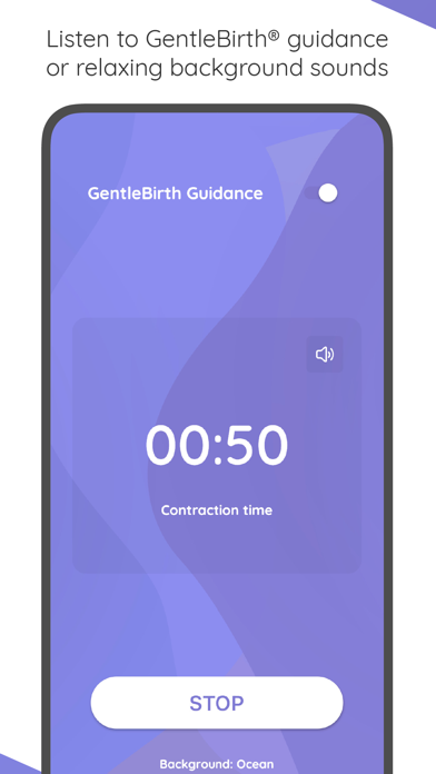 GentleBirth Contraction Timer Screenshot