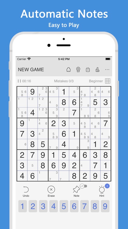Sudoku - Easy Logic Game