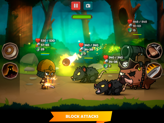 Screenshot #4 pour Kinda Heroes: The cutest RPG!