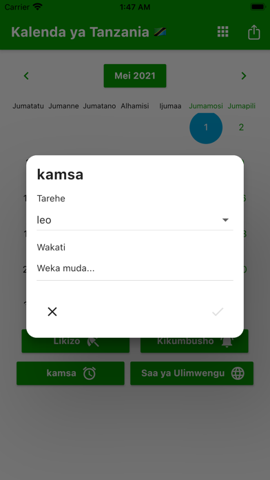 Kalenda ya Tanzania 2024 Screenshot
