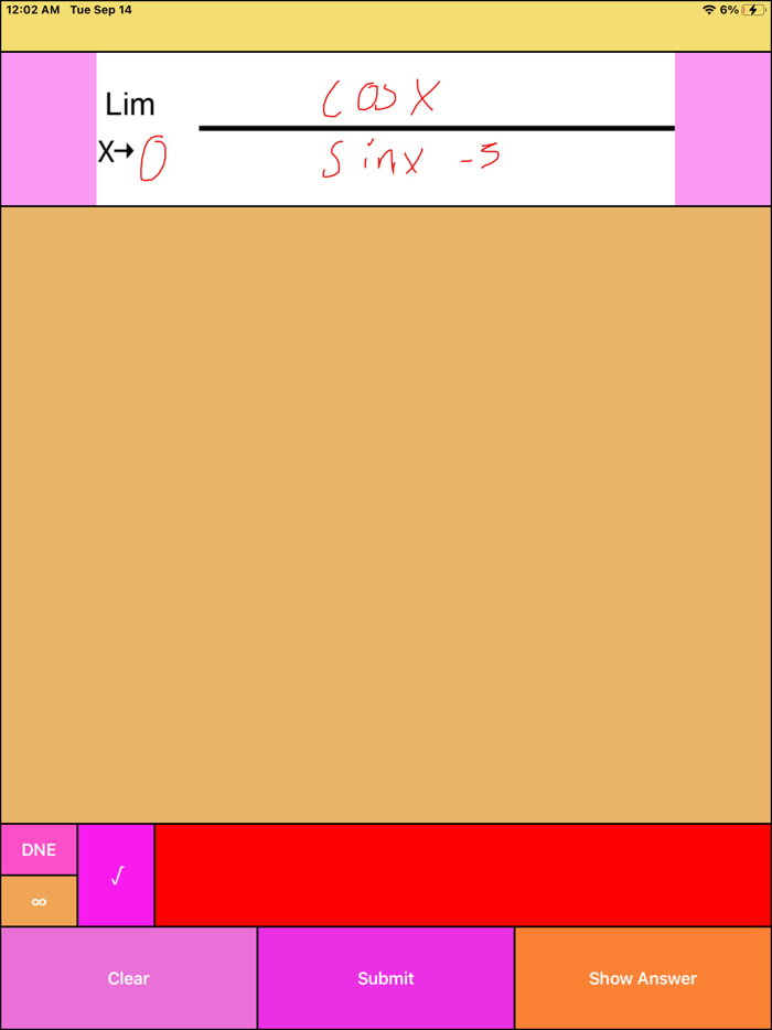 Calculus Limit Practice