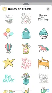 nursery art stickers iphone screenshot 3