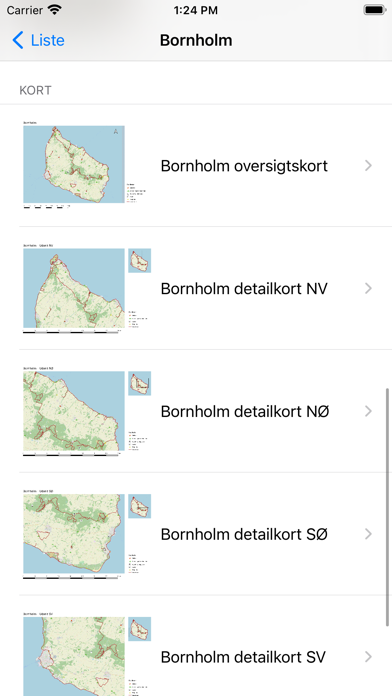 Vandreruter på Bornholm Screenshot