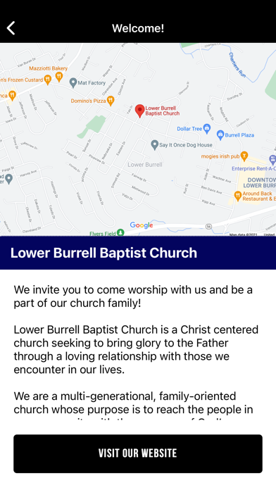 Lower Burrell Baptist Screenshot