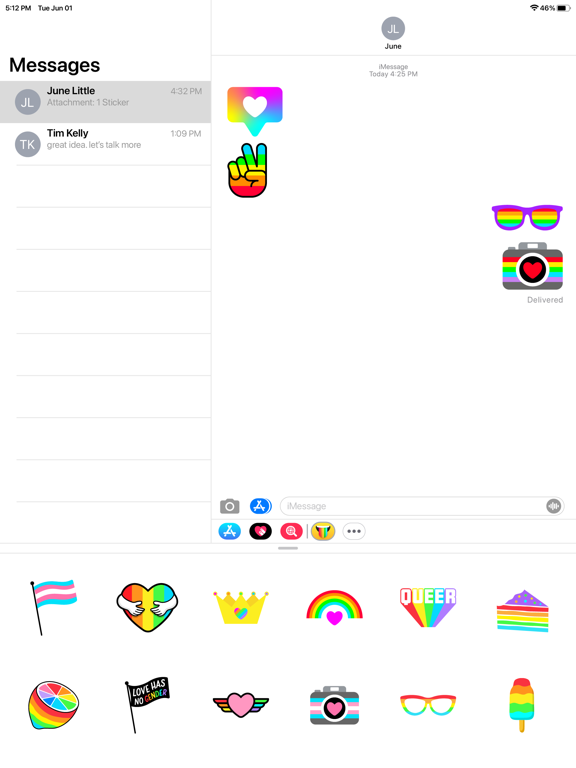Screenshot #5 pour LGBTQ+ Pride Stickers