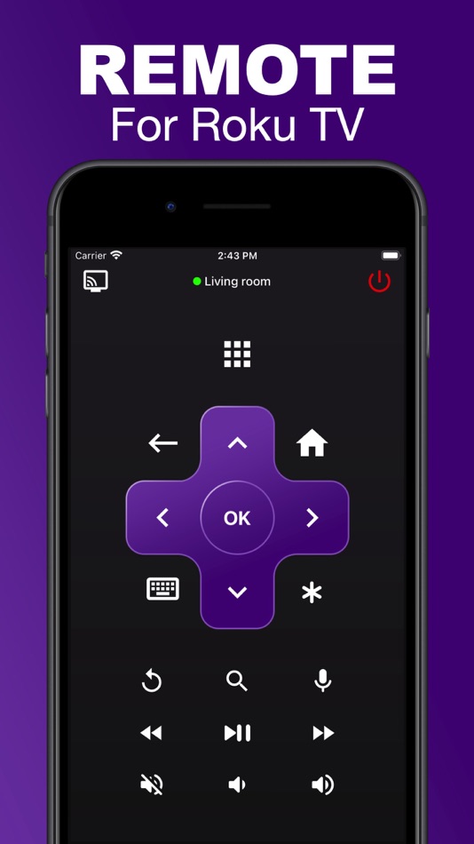 #1. Universal Remote TV For Roku (iOS) 由: Thanh D Vo