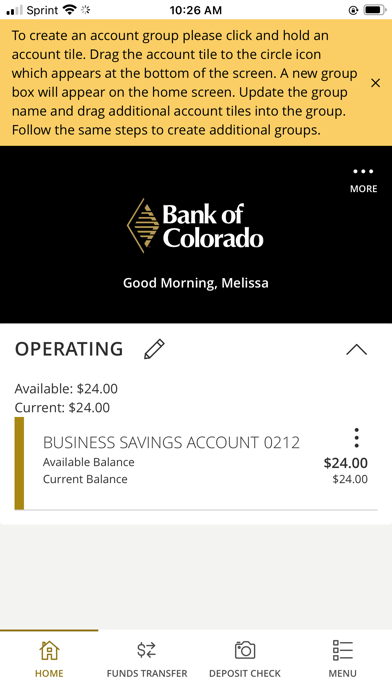 Bank of CO Business Premium Screenshot