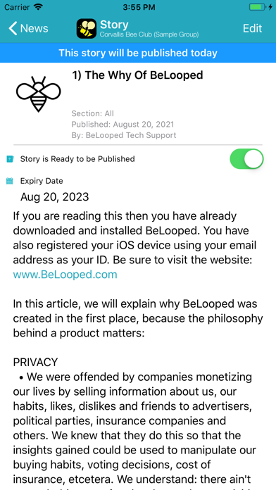 BeLooped Screenshot