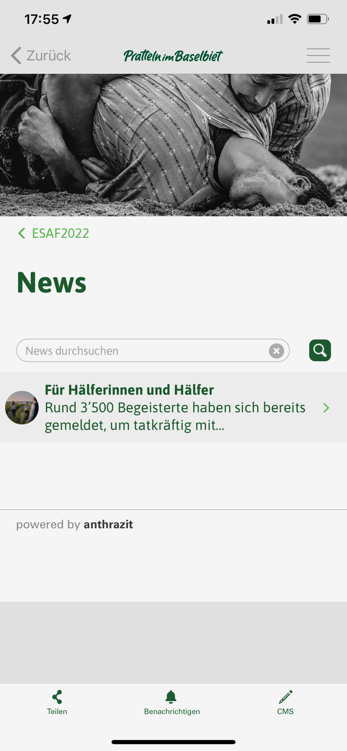 Helfer App ESAF 2022