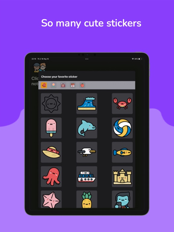Screenshot #5 pour CuteNote: Stickers & Widget
