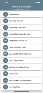 Financial Calculator India screenshot #1 for iPhone