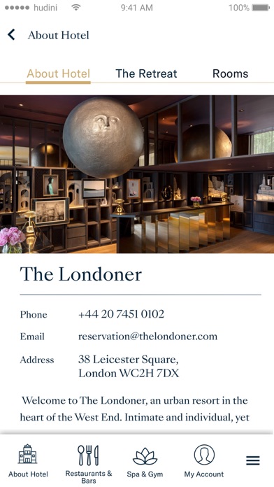 The Londoner Hotel Screenshot
