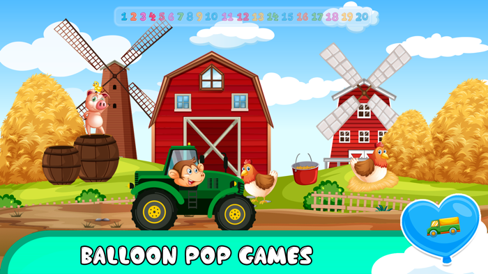 Kids Balloon Pop Game Pro