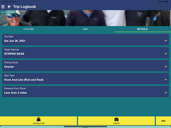 AnglerCatch iPad screenshot 3 - Lifestyle app