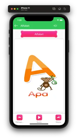 Game screenshot Alfabetet spel med animering apk