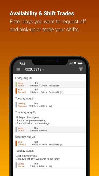 OrbitalShift Work Schedule App