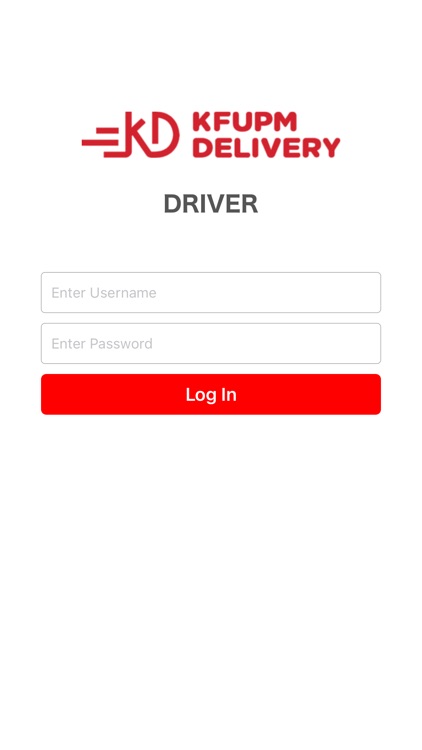 KFUPM Delivery Driver