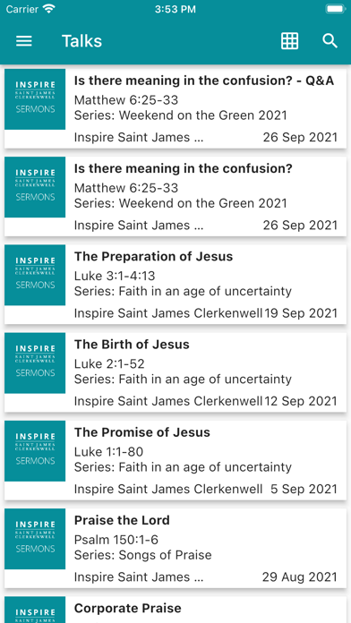 Inspire @ St James Clerkenwell Screenshot