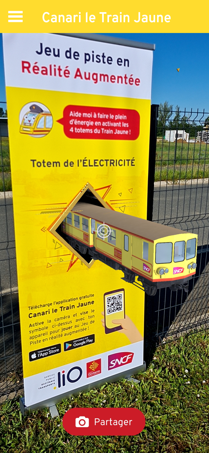 Canari le Train Jaune