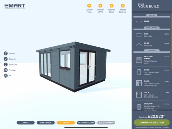 SMART Garden Room Configurator screenshot 4