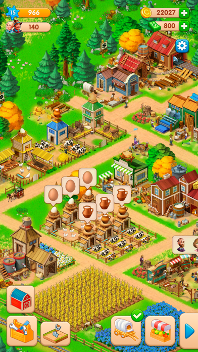 Screenshot #3 pour Homesteads: Jeu Ferme