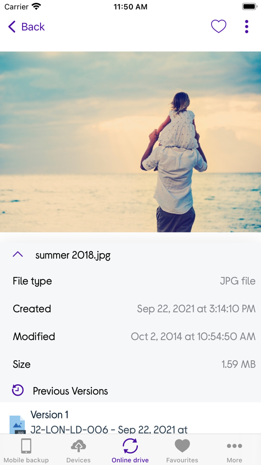 #4. Currys Cloud Backup (iOS) Podle: Livedrive