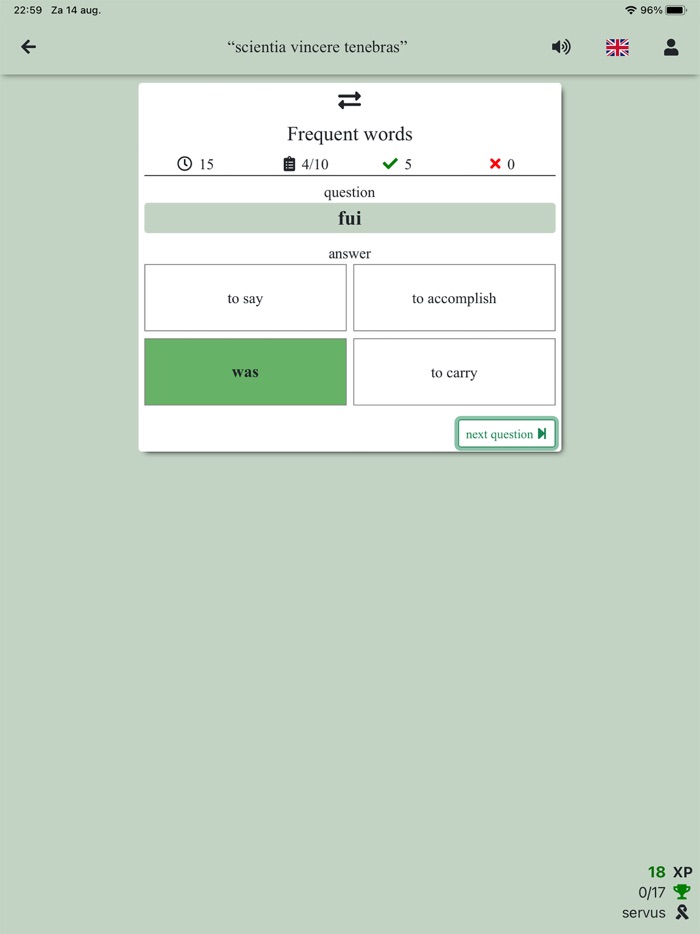Perdisco - Learn Latin  Greek