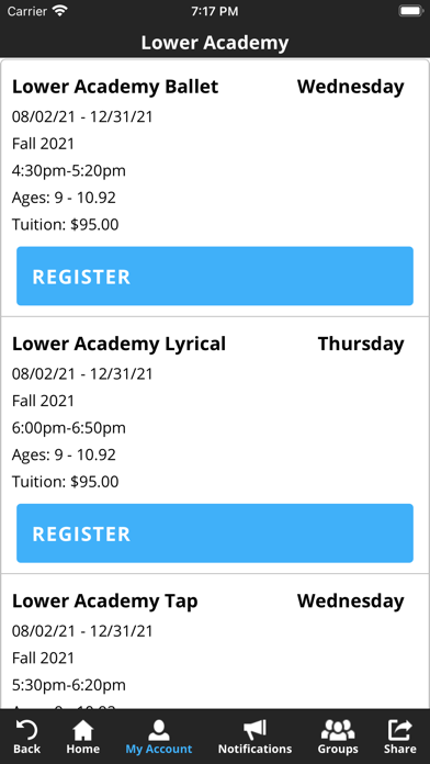 Bluffton School of Dance Screenshot