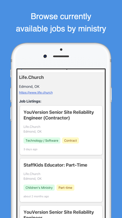 Church Jobs @ WorkInMinistry Screenshot
