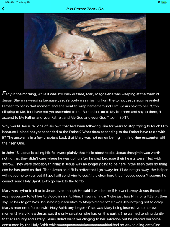 Holy Whisper iPad screenshot 4 - Reference app