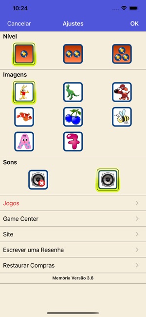 Jogo da Memória com Animais na App Store