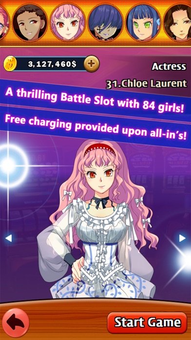 Battle Girl Slots Screenshot