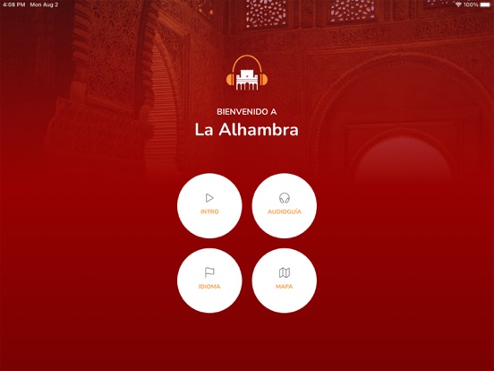 Audioguía Alhambra iPad app afbeelding 1