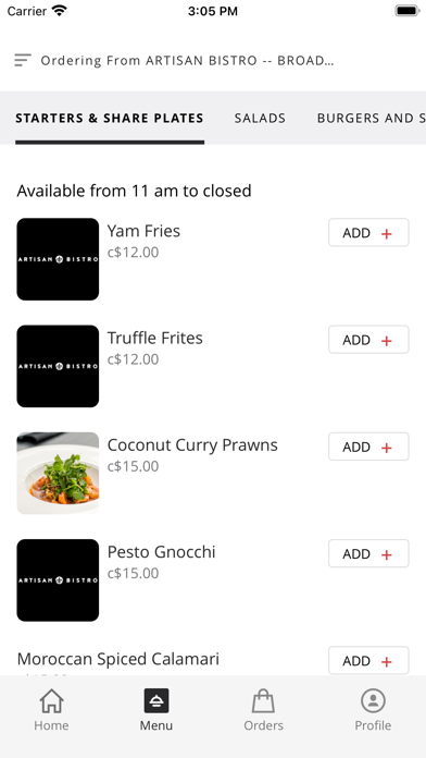 Artisan Bistro Screenshot