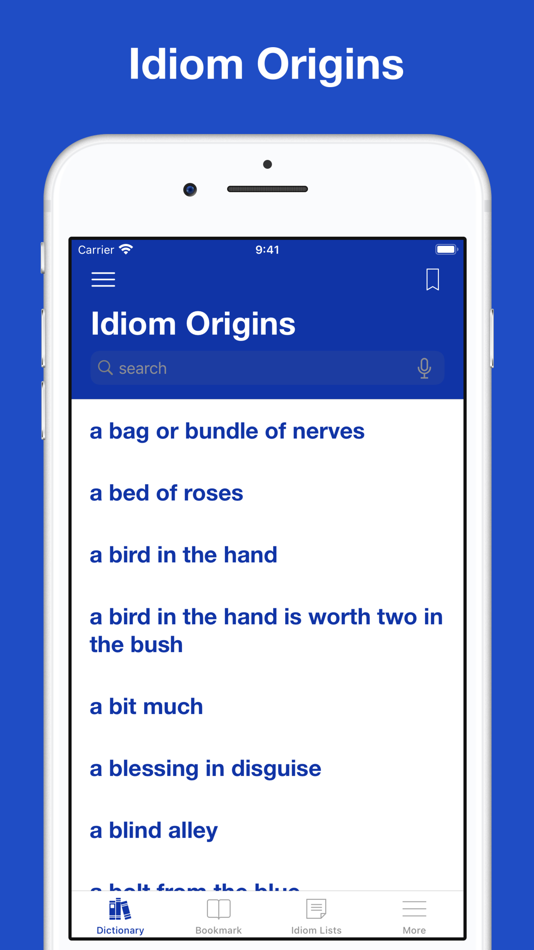 #1. Dictionary of Idiom Origins (iOS) 由: Thuy Duong