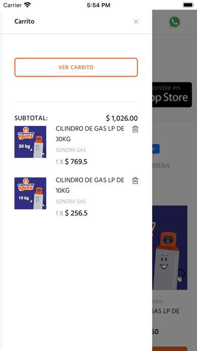 SonoraGAS Nogales Screenshot