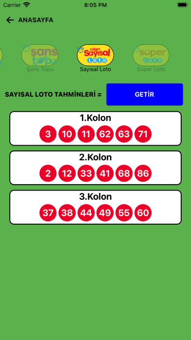 Loto Sonuç ve Tahmin Screenshot