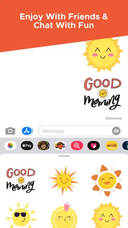 Game screenshot Good Morning Stickers! hack