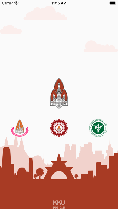 KKU PM2.5 Screenshot